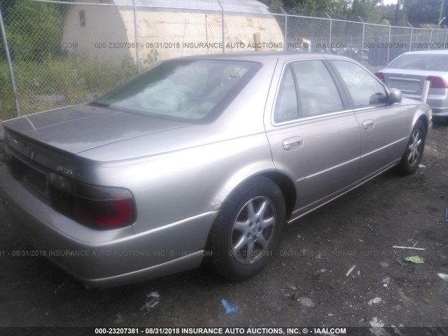 1G6KY54932U298789 - 2002 CADILLAC SEVILLE STS GOLD photo 4