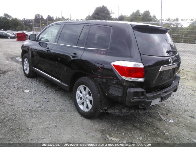 5TDBK3EH3DS223607 - 2013 TOYOTA HIGHLANDER PLUS/SE BLACK photo 3