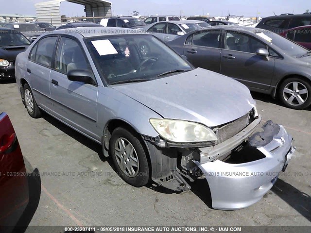 2HGES16365H543526 - 2005 HONDA CIVIC DX VP SILVER photo 1