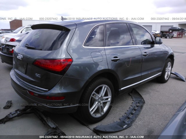 WA1L2AFP3GA019240 - 2016 AUDI Q5 PREMIUM PLUS GRAY photo 4