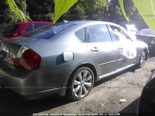 JNKAY01F66M261486 - 2006 INFINITI M35 SPORT SILVER photo 4