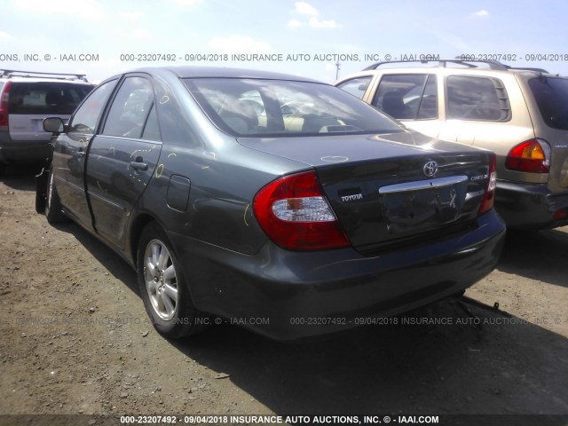 4T1BE30KX4U296085 - 2004 TOYOTA CAMRY LE/XLE/SE Жасыл фото 3