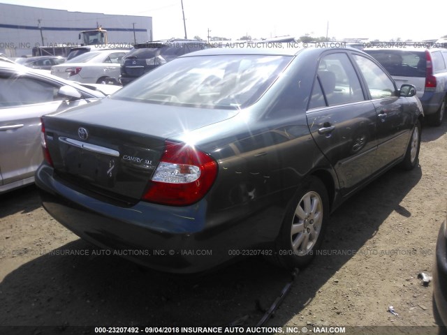 4T1BE30KX4U296085 - 2004 TOYOTA CAMRY LE/XLE/SE Жасыл фото 4