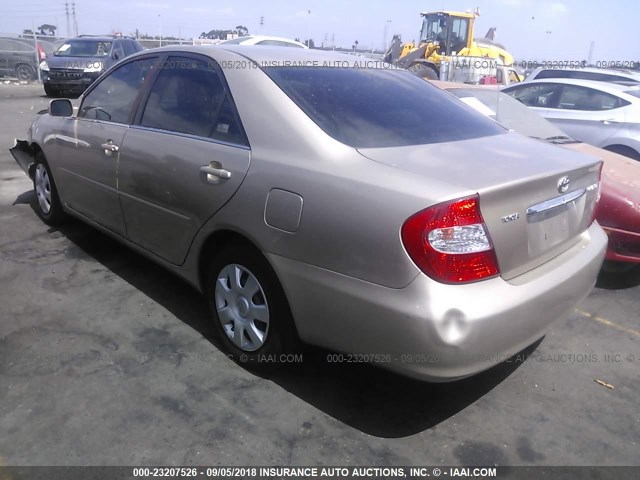 4T1BE32K84U809492 - 2004 TOYOTA CAMRY LE/XLE/SE 金色 照片 3
