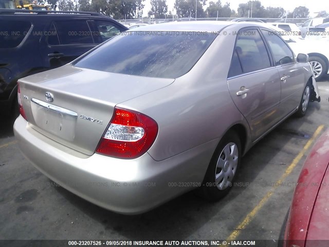 4T1BE32K84U809492 - 2004 TOYOTA CAMRY LE/XLE/SE 金色 照片 4