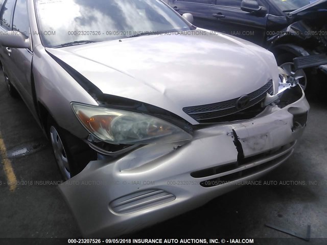 4T1BE32K84U809492 - 2004 TOYOTA CAMRY LE/XLE/SE 金色 照片 6