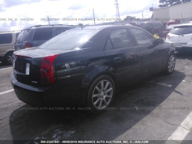 1G6DP577960134689 - 2006 CADILLAC CTS HI FEATURE V6 BLACK photo 4