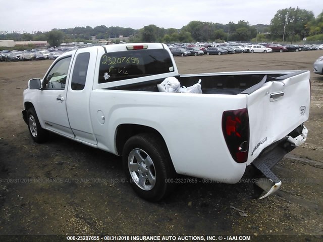 1GCESCFE9B8103507 - 2011 CHEVROLET COLORADO LT WHITE photo 3