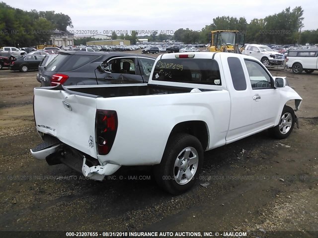 1GCESCFE9B8103507 - 2011 CHEVROLET COLORADO LT WHITE photo 4