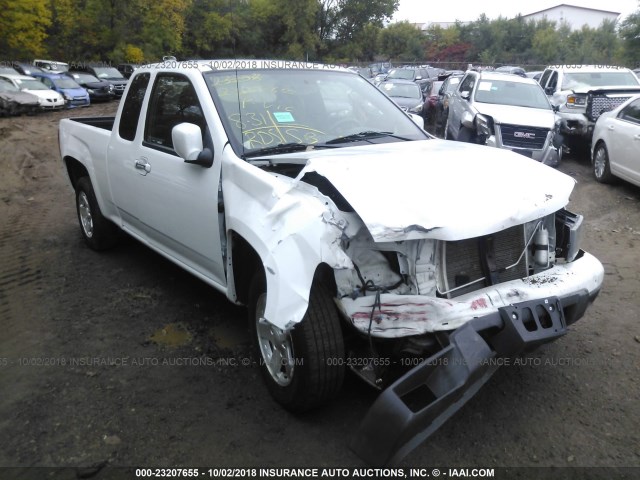 1GCESCFE9B8103507 - 2011 CHEVROLET COLORADO LT WHITE photo 6