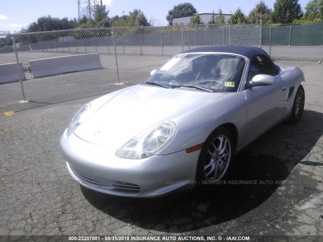 WP0CB29843U662849 - 2003 PORSCHE BOXSTER S SILVER photo 2