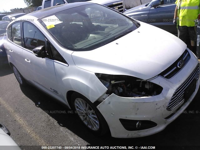 1FADP5CU1EL517635 - 2014 FORD C-MAX PREMIUM WHITE photo 1