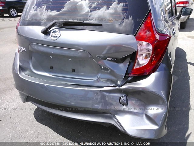 3N1CE2CP6HL377551 - 2017 NISSAN VERSA NOTE S/S PLUS/SV/SL/SR GRAY photo 6