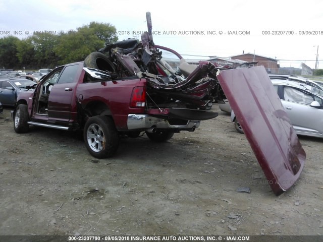 1D7RV1CT5BS556726 - 2011 DODGE RAM 1500 RED photo 3