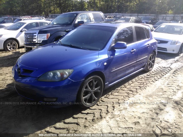 JM1BK343X71665694 - 2007 MAZDA 3 HATCHBACK BLUE photo 2