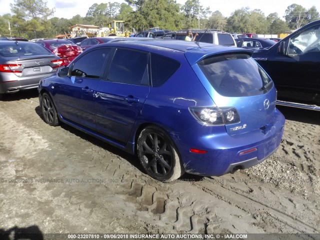 JM1BK343X71665694 - 2007 MAZDA 3 HATCHBACK BLUE photo 3