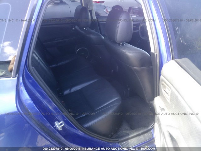 JM1BK343X71665694 - 2007 MAZDA 3 HATCHBACK BLUE photo 8