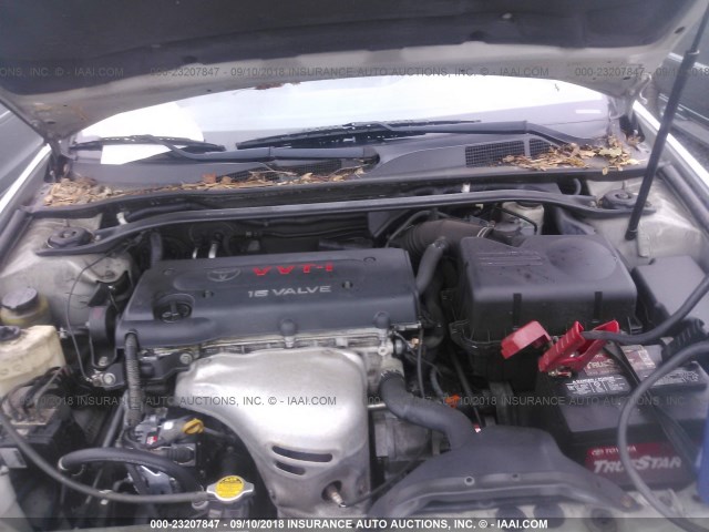 4T1BE30K45U430302 - 2005 TOYOTA CAMRY LE/XLE/SE Күміс фото 10