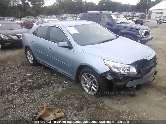 1G11C5SA7DU137684 - 2013 CHEVROLET MALIBU 1LT Light Blue photo 1