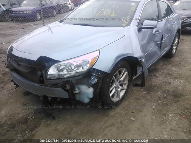 1G11C5SA7DU137684 - 2013 CHEVROLET MALIBU 1LT Light Blue photo 6