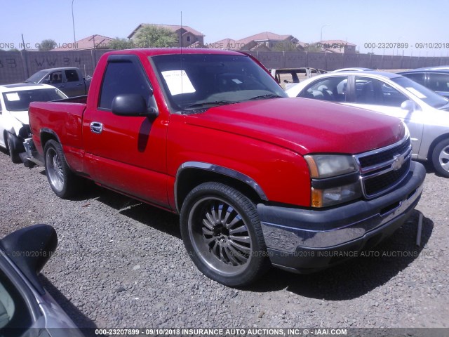 3GCEC14X07G198367 - 2007 CHEVROLET SILVERADO C1500 CLASSIC RED photo 1