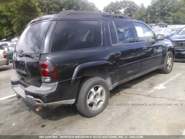 1GNES16S056116261 - 2005 CHEVROLET TRAILBLAZER EXT LS/EXT LT BLACK photo 4