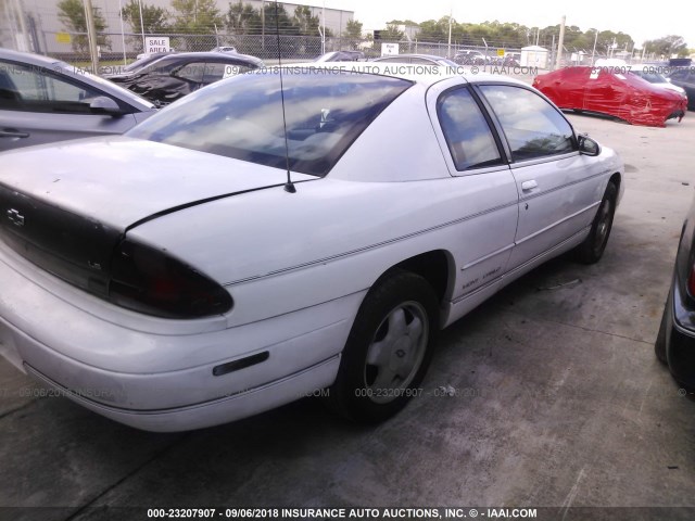 2G1WW12M5V9210663 - 1997 CHEVROLET MONTE CARLO LS თეთრი ფოტო 4