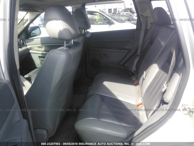 1J8GR48K57C645018 - 2007 JEEP GRAND CHEROKEE LAREDO/COLUMBIA/FREEDOM ვერცხლისფერი ფოტო 8