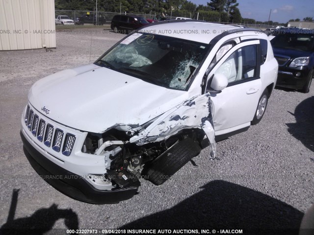1C4NJCEA6GD773743 - 2016 JEEP COMPASS LATITUDE 白色 照片 2