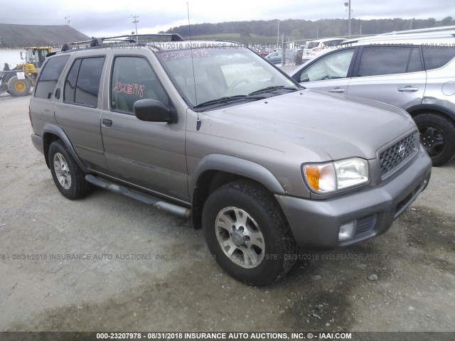 JN8DR09X91W577622 - 2001 NISSAN PATHFINDER LE/SE/XE TAN photo 1