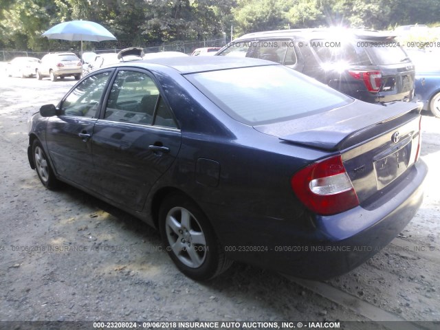 4T1BE32K33U250402 - 2003 TOYOTA CAMRY LE/XLE/SE 蓝色 照片 3