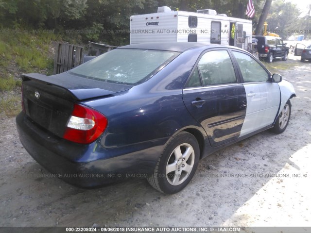 4T1BE32K33U250402 - 2003 TOYOTA CAMRY LE/XLE/SE 蓝色 照片 4