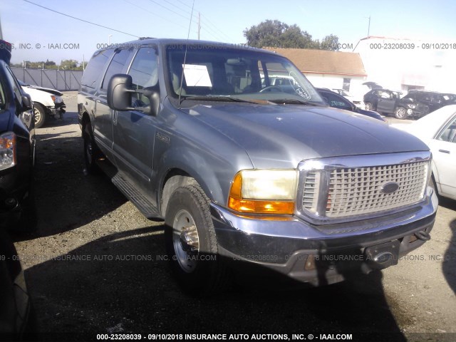 1FMNU40S4YEE54720 - 2000 FORD EXCURSION XLT GRAY photo 1