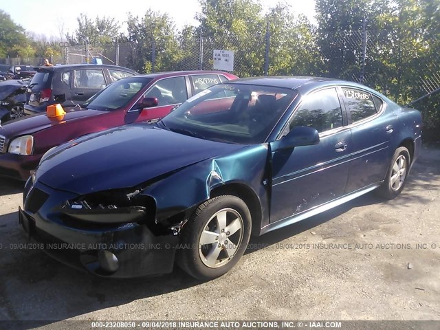 2G2WP552461300347 - 2006 PONTIAC GRAND PRIX BLUE photo 2