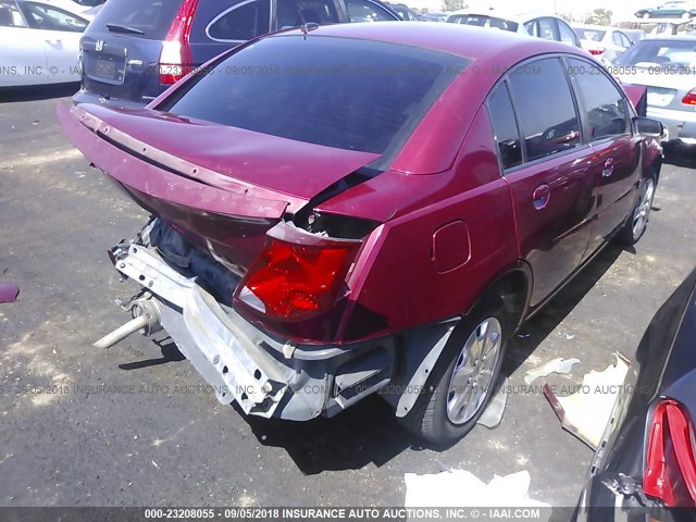1G8AJ55F76Z146857 - 2006 SATURN ION LEVEL 2 红色 照片 4