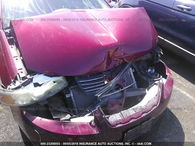 1G8AJ55F76Z146857 - 2006 SATURN ION LEVEL 2 红色 照片 6