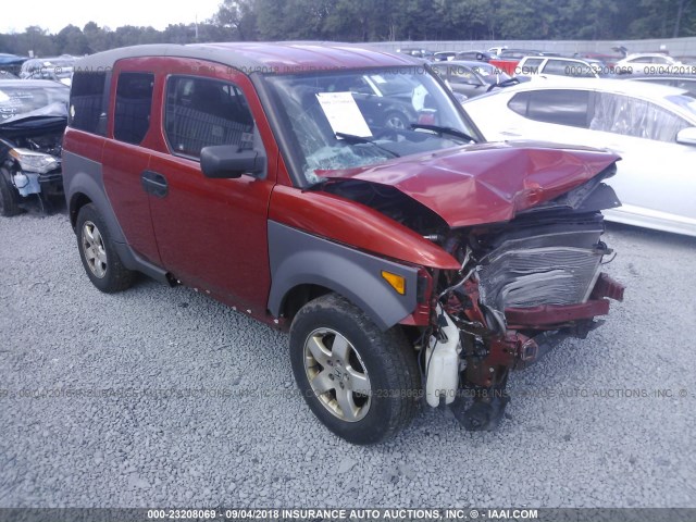 5J6YH28633L048007 - 2003 HONDA ELEMENT EX ORANGE photo 1