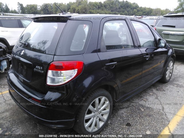 JS2YA5A5XB6300271 - 2011 SUZUKI SX4 BLACK photo 4