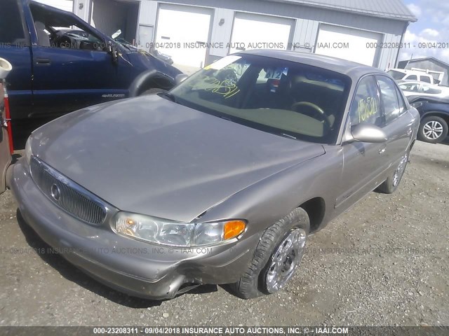 2G4WY55J511335936 - 2001 BUICK CENTURY LIMITED GOLD photo 2