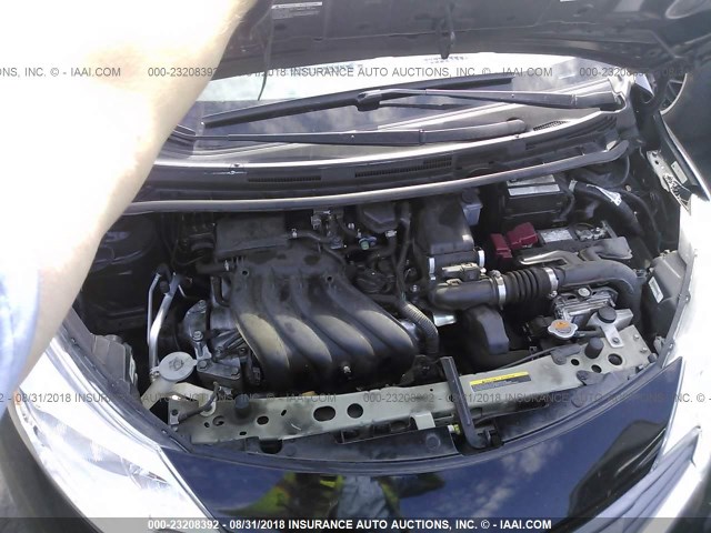 3N1CE2CP2FL369086 - 2015 NISSAN VERSA NOTE S/S PLUS/SV/SL/SR BLACK photo 10
