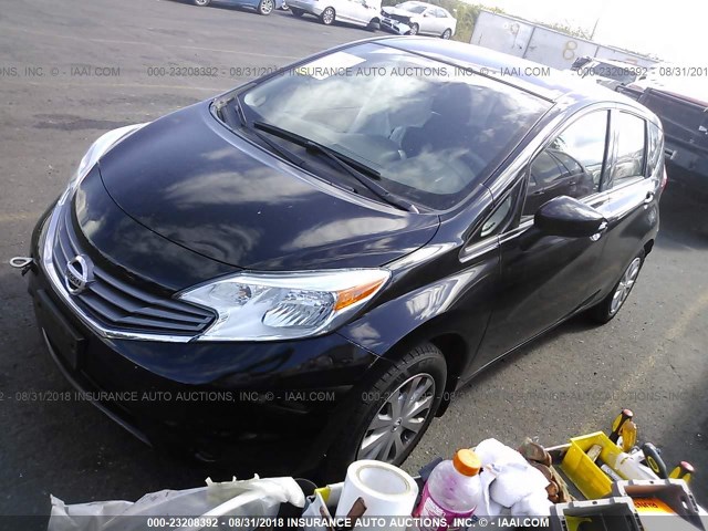 3N1CE2CP2FL369086 - 2015 NISSAN VERSA NOTE S/S PLUS/SV/SL/SR BLACK photo 2