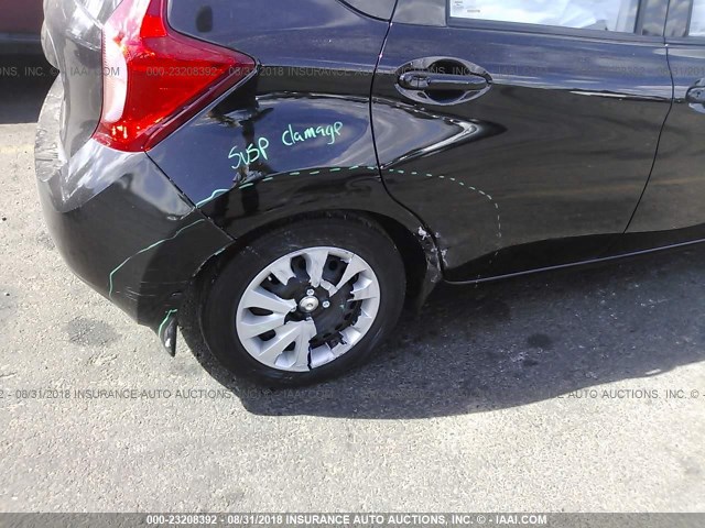 3N1CE2CP2FL369086 - 2015 NISSAN VERSA NOTE S/S PLUS/SV/SL/SR BLACK photo 6