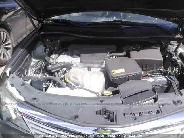 4T4BF1FK8CR209538 - 2012 TOYOTA CAMRY SE/LE/XLE ნაცრისფერი ფოტო 10