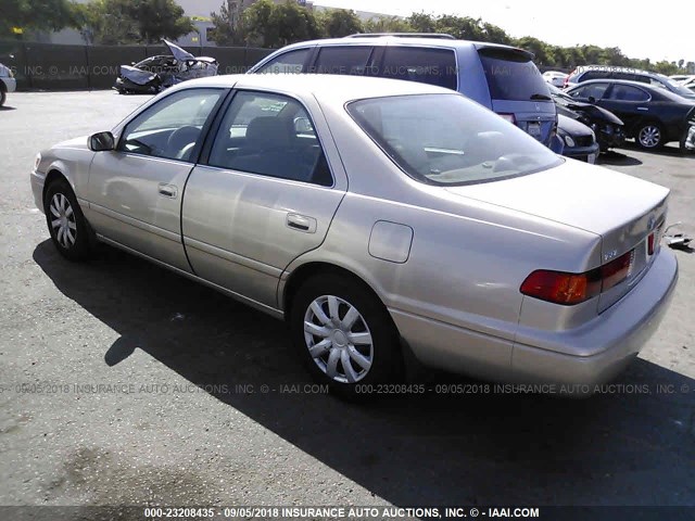 4T1BG22K21U794603 - 2001 TOYOTA CAMRY CE/LE/XLE 金色 照片 3