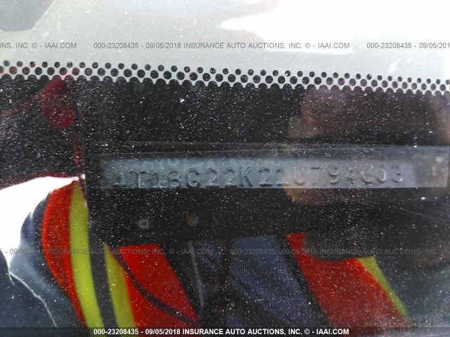 4T1BG22K21U794603 - 2001 TOYOTA CAMRY CE/LE/XLE 金色 照片 9