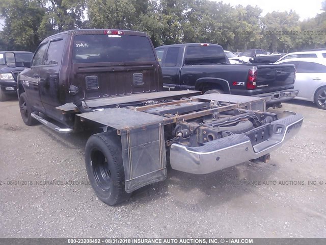 3C63RRGL4EG124631 - 2014 RAM 3500 ST BROWN photo 3