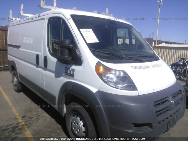 3C6TRVAG2HE531058 - 2017 RAM PROMASTER 1500 1500 STANDARD WHITE photo 1