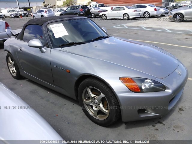 JHMAP11461T002129 - 2001 HONDA S2000 SILVER photo 1