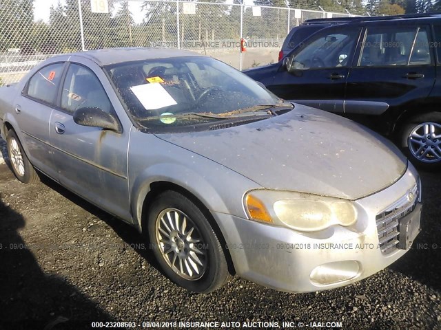 1C3EL56R04N367557 - 2004 CHRYSLER SEBRING LXI SILVER photo 1