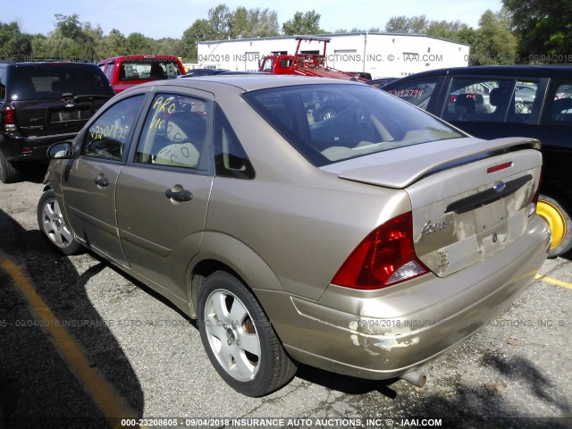 1FAFP34332W249510 - 2002 FORD FOCUS SE/SE COMFORT/SE SPORT TAN photo 3